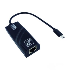 Cable adaptador de Type-C a Ethernet, hasta 100 Mbps
