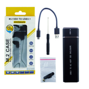 Cofre porta disco M.2 NGFF USB 3.1 TYPE-C