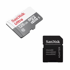 Tarjeta microSD 128gb clase 10 Scandisk ultra USH-I