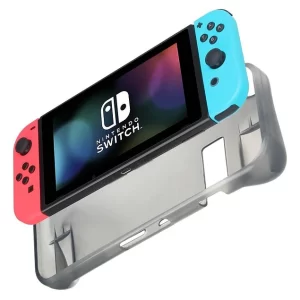 Carcasa protectora antigolpe transparente nintendo switch